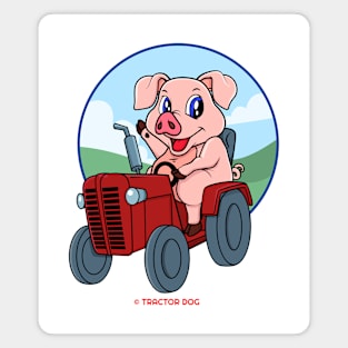 Tractor Critters Pig Magnet